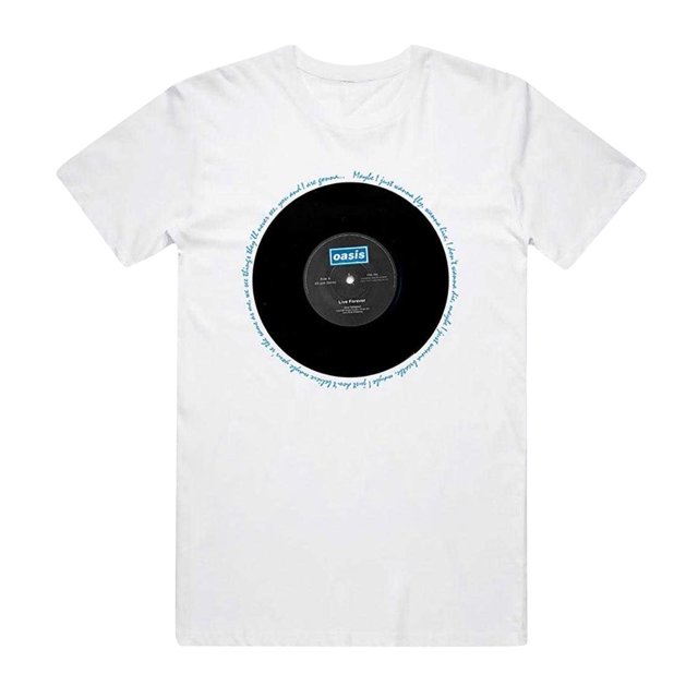 Oasis Adult Live Forever Single T-Shirt