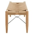thumbnail image 6 of SAFAVIEH Arcana Jute Bench, Natural (Jute Rope)/Natural (Teak Wood)/Black (Metal) (64 in. W x 16.8 in. D x 16 in. H), 6 of 11
