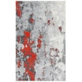thumbnail image 2 of SAFAVIEH Adirondack Ladonna Abstract Area Rug, Orange/Grey, 4' x 6', 2 of 3