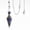 Lapis Lazuli, variant on 7 Chakra Orgone Faceted Cone Pendulum Dowsing Crystal Healing Chips Pendant
