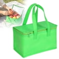 thumbnail image 2 of Insulated Cooler Bag Polyester With Heavy Duty PEVA Liner Leak Resistant Zipper Double Walled Closed Cell Insulation Foldable For Grocery Outdoor Use Keeps Drinks Cold Up To 24 Hours, 2 of 9