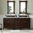 thumbnail image 3 of James Martin Vanities 650-V72-UGR-3LDL Brittany 72" Double Basin Poplar Wood Vanity Set -, 3 of 4