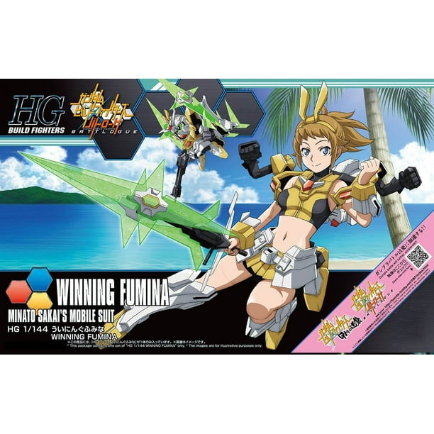 Bandai Hobby Gundam Build Fighters Hgbf Winning Fumina Hg 1 144 Model Kit Walmart Com Walmart Com