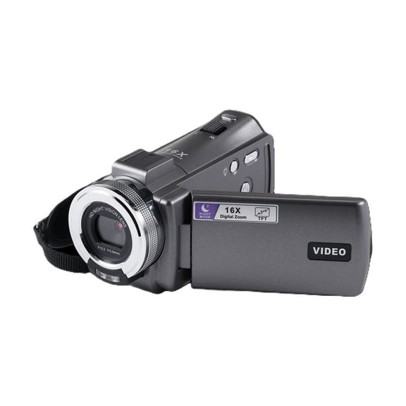 Open Box Vivitar PopCam Digital Camcorder, 48MP, Full HD 1080p Video Camera with 3" Flip Screen, 16x Digital Zoom, Built-in Microphone, Compact Vlogging Camera for Beginners, Travel, & Family Recording