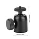 thumbnail image 2 of K26 Mini Cabeza de Bola 360 ° Cabeza de Trípode Carga hasta 2 kg con Orificios para Tornillos de 1/4 Pulg y 3/8 Pulg Compatible con Trípodes, Monopies y Otros Equipos Fotográficos. EOTVIA No, 2 of 6