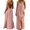 X349 Light Pink, variant on Bysome Women Dress Solid Color Sleeveless Round Neck Slit Dresses Summer Casual Women Dresses Size L Beige