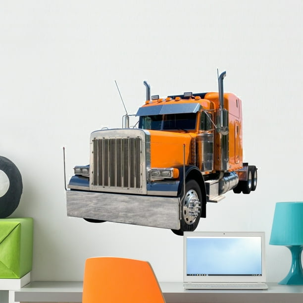  Semi  Truck  Wall Decal Sticker  Wallmonkeys Peel Stick 