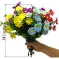thumbnail image 7 of Viworld 10PACK Artificial Flowers Fake Colorful Daisy for Home Table Centerpieces Decoration (Multi-Color), 7 of 7