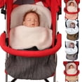 thumbnail image 4 of LOVEVER Thicken Knitted Warm Newborn Baby Infant Wrap Swaddle Stroller Sleeping Bag, 4 of 8