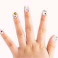 thumbnail image 2 of RAGUPEL 24Pcs Press on Nails for Kids,Colored Spots Kids Nails,Natural Fit of Arc Fake Nails for Kids,Style3, 2 of 6