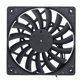 thumbnail image 3 of Ventilador de refrigeración PWM silencioso de 120 mm y 12 cm, delgado, de 12 mm, nuevo, 120 x 120 x 12 mm, CC 12 V, 0,25 A, 1400 RPM, para chasis de ordenador y PC., 3 of 4