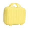 thumbnail image 4 of Bolsa de maquillaje de viaje, bolsa de artículos de tocador, organizador de cosméticos multiusos portátil, bolsa de mano para maquillaje, artículos de amarillo, 4 of 8