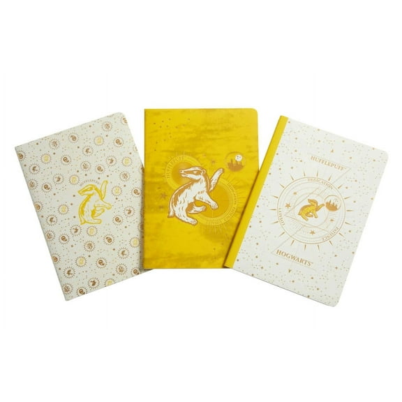 Harry Potter: Constellation Harry Potter: Hufflepuff Constellation Sewn Notebook Collection (Set of 3), (Paperback)