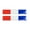 France, variant on German Flag Badge Sticker 2-Pack for Car and Truck, Reflective Decal, Removable without for Bumper Window Laptop