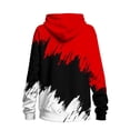 thumbnail image 3 of Men's Graphic Print Hoodie Sweatshirt Long Sleeve Crewneck Warm Casual Pullover for Winter Holiday, 3 of 3