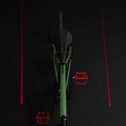 Swiss Tech High Powered Smart Bicycle Light Combo with 2000 Lumen Front Light