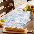 thumbnail image 2 of Placemats Set of 4, Blue Hydrangea Placemats Set of 4, Spring Flower Leaf Tablemats Washable Placemat Table Decoration for Kitchen Table Dinner Party Home Decor Indoor Outdoor 13x19 Inch, 2 of 8