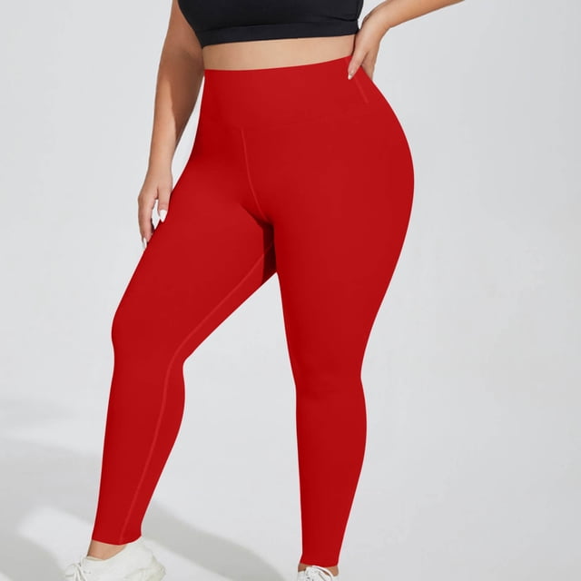 TACILIP Pantalon de Survêtement Femme, Leggings Unis Grande Taille pour Femme, Pantalon de Sport et de Mise en Forme Décontracté Ajusté, Pantalon de Yoga Moulant Effet Fesses Pêche, Pantalon Extensible, Cadeaux de Noël
