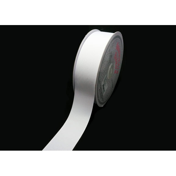 Grosgrain Ribbon White 1-1/2" x 50 YDS