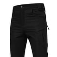 thumbnail image 4 of Blmnix Cargo Pants for Men Rain Pants Low Rise Waterproof Pants Active Fit Jean Slim-Leg Long Black Men's Casual Pants,XS, 4 of 5