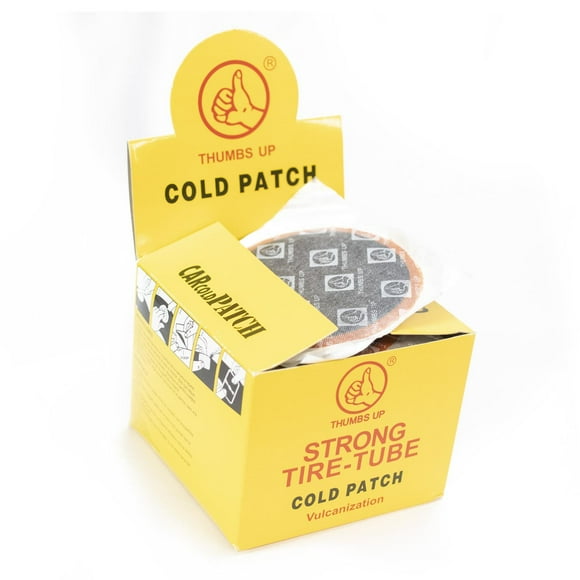 Caja de 30 Parches Redondo 75mm Cold Patch negro M