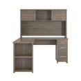 Ameriwood Home Eastway LDesk with Hutch, Rustic Oak, (Rustic Oak