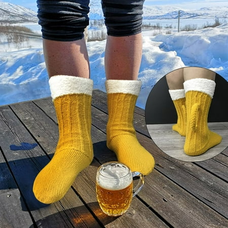 

12 pairs * Ins Winter Color Striped Tube Socks Warmth Color Matching Cartoon Socks boot socks for women