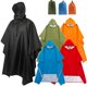 thumbnail image 2 of Typpkmm 3-in-1 Long Raincoat, Waterproof Adult Poncho, Hooded Outdoor Shell, Orange A, 2 of 6