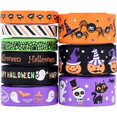 thumbnail image 1 of 9 cintas de grosgrain artesanales de Halloween Varias cintas artesanales de grosgrain, magos con temas de Halloween, calabazas, linternas, fantasmas, arañas, esqueletos, castillos JAMW Sencillez, 1 of 5