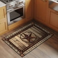 thumbnail image 3 of Texas Star Washable Area Rug 2 x 3 ft Farmhouse Country Star, Soft Non Slip Rugs Stain Repellent Indoor Felt Carpet for Living Dining Room Bedroom Home Office, 3 of 9