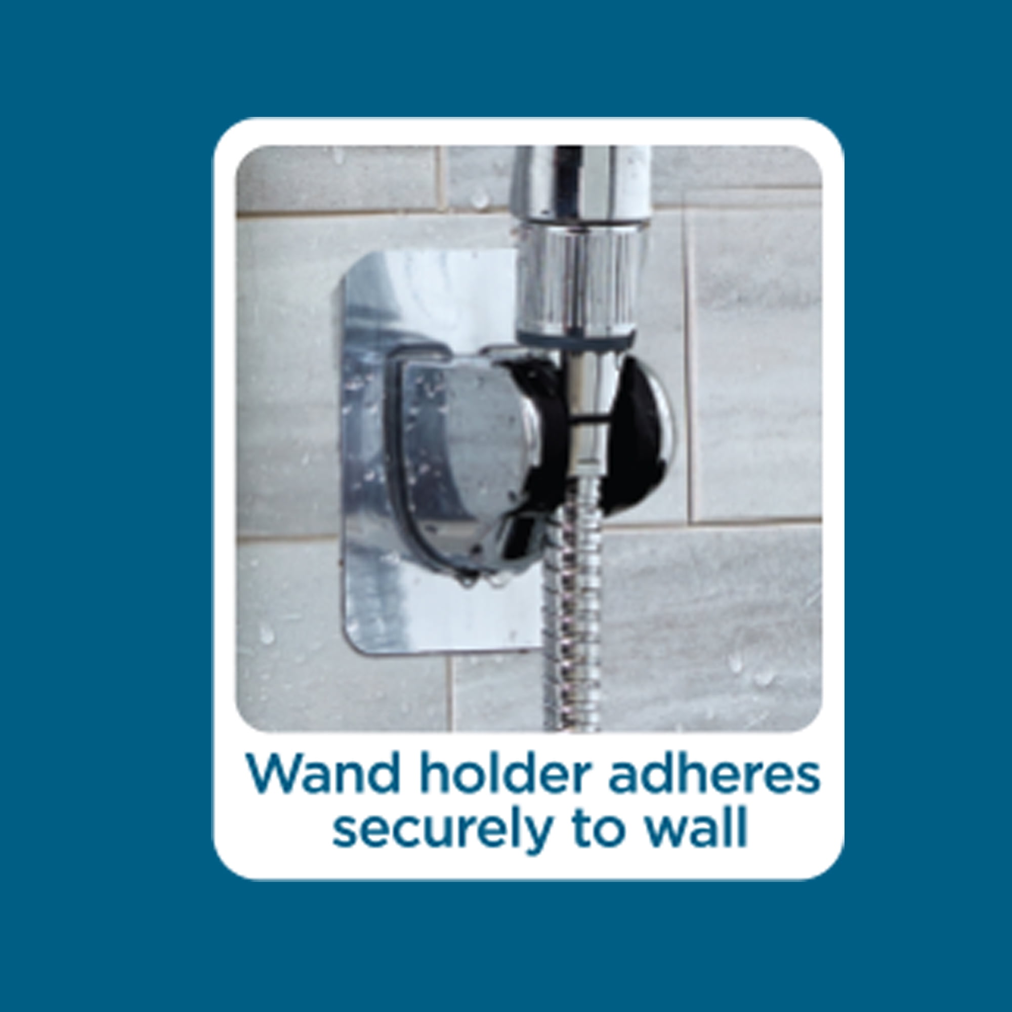 BLACK+DECKER Rainfall Shower Head with 3-Function Handheld Wand and Stainless Steel Hose, Chrome