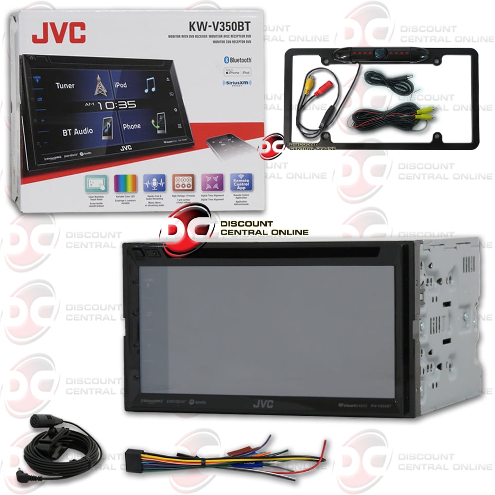 JVC KWV350BT 2DIN 6.8" Car DVD CD receiver with Bluetooth iPhone and
