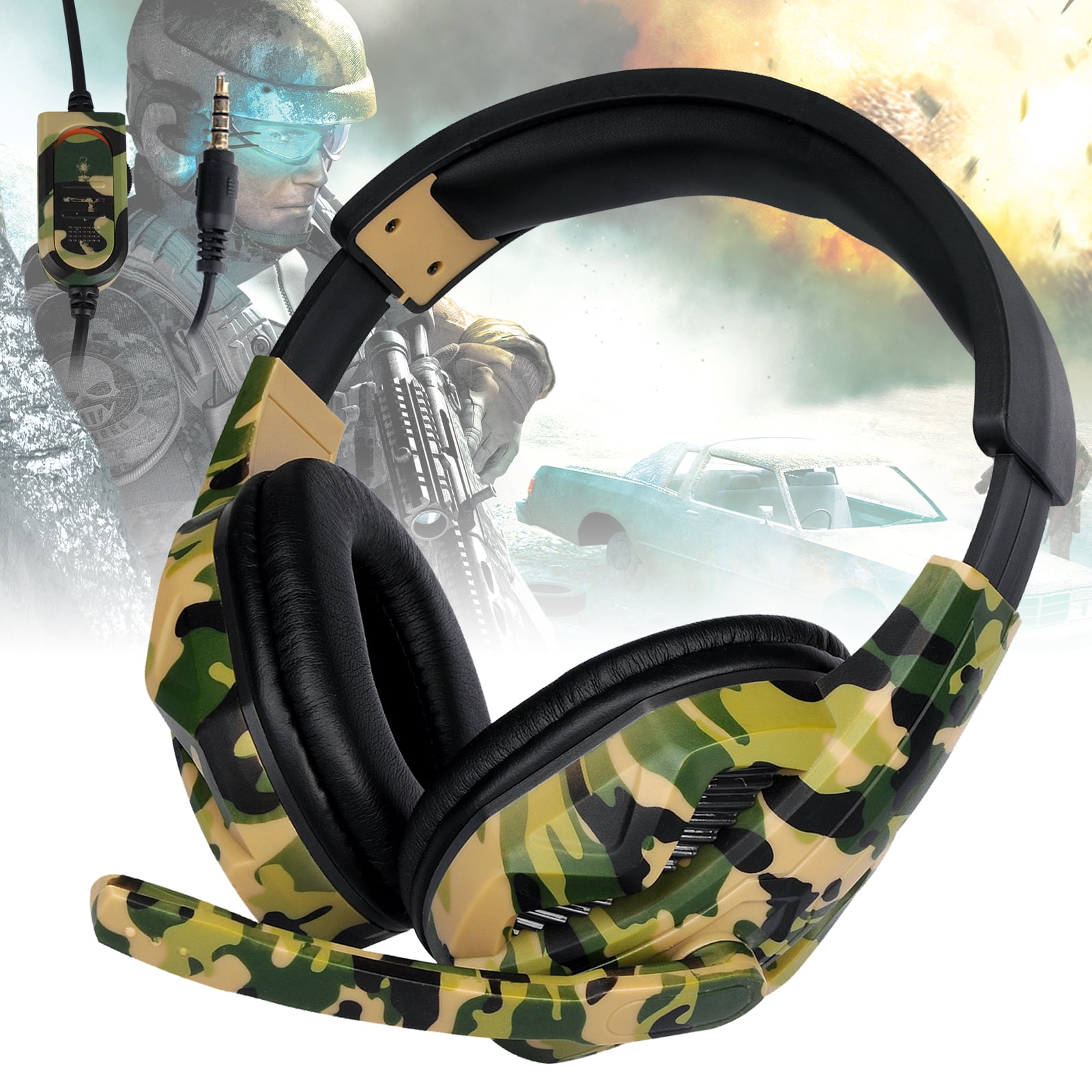 .5mm gaming headset mic led headphones surround for pc mac laptop ps4 xbox one .5mm gaming headset mic led headphones surround for pc mac laptop ps4 xbox one