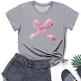 thumbnail image 6 of SGFCWSX Girls Short Sleeve T Shirts, Kids Summer Oversized Graphic Tees Casual Tops Gray Size 7-8 Years, 6 of 8