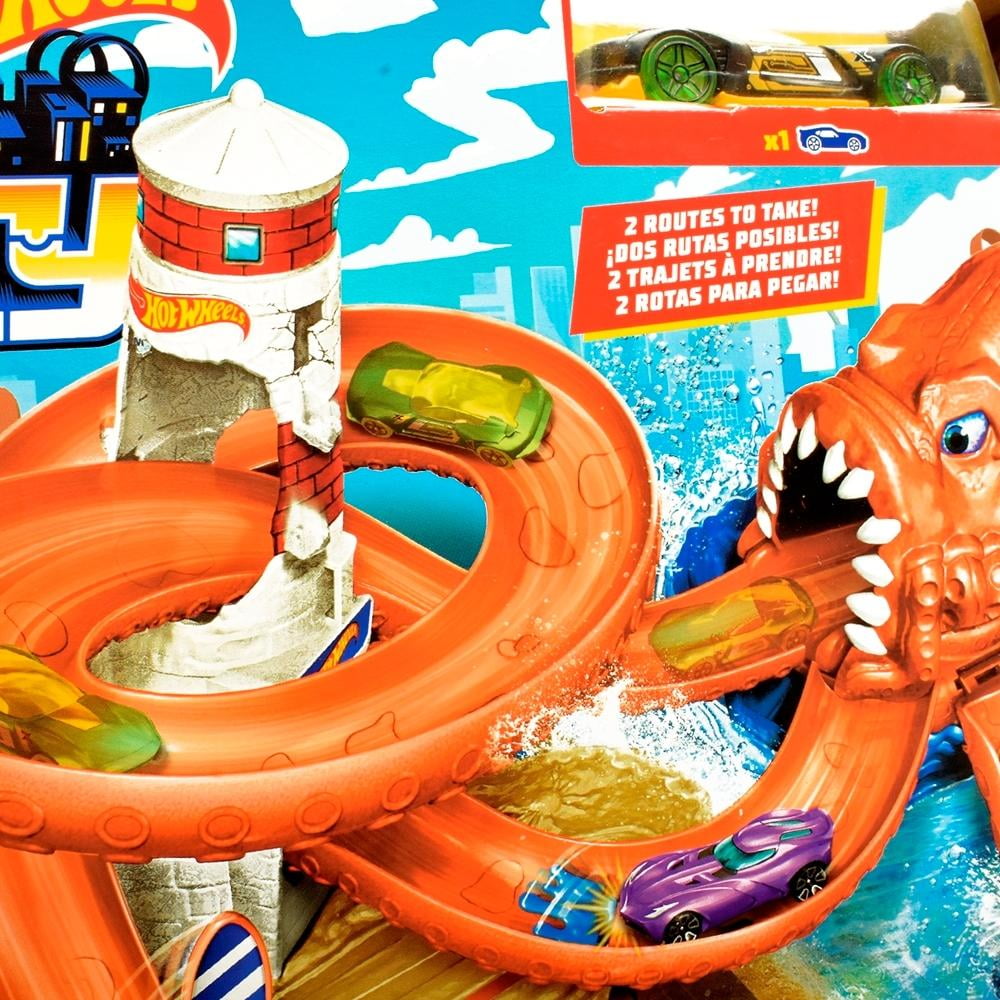 Pulpo Paquete Ataque De Criaturas Hot Wheels Hot Wheels Pista