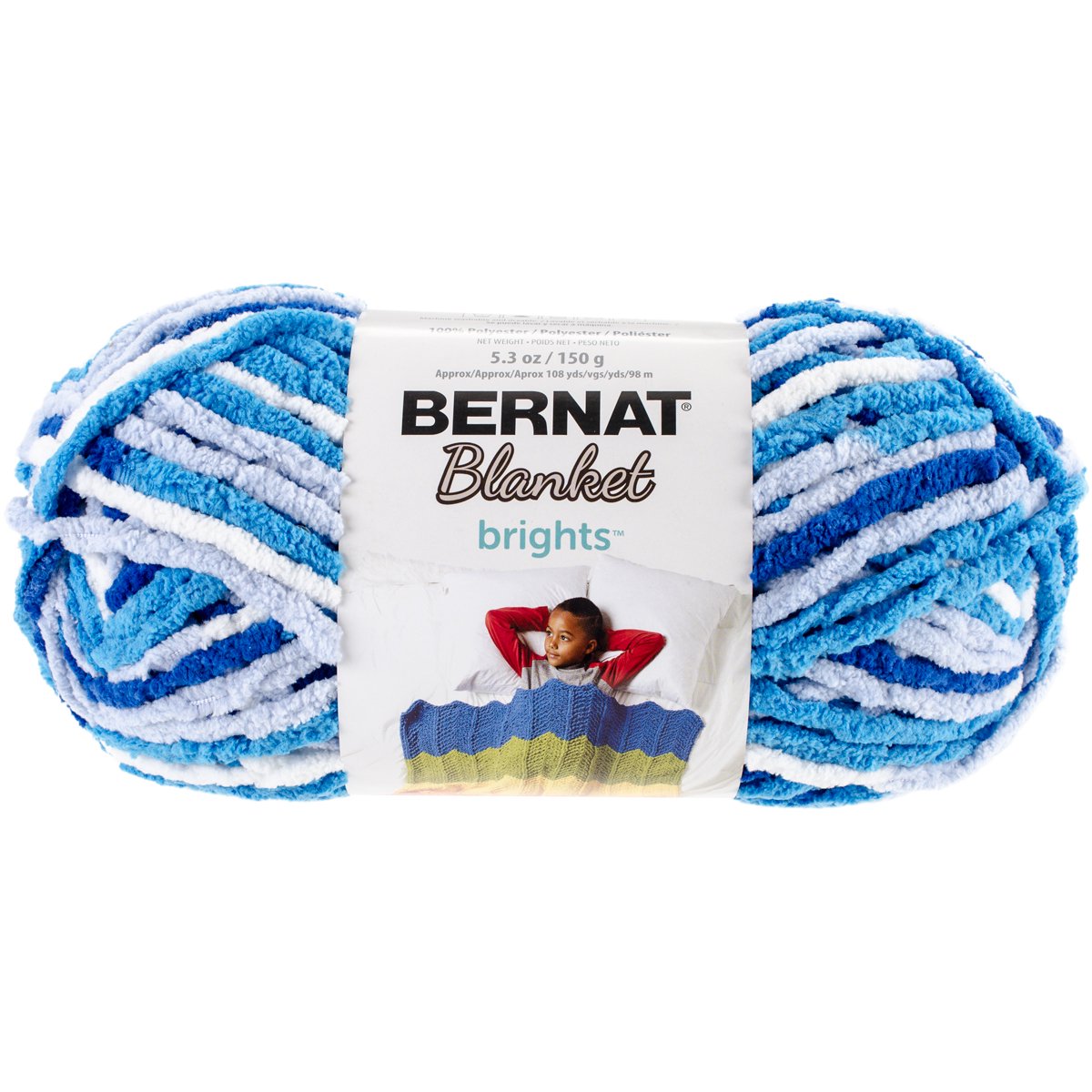 Bernat Blanket Brights Yarn Waterslide Variegated Walmart Canada