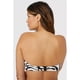 thumbnail image 2 of Gorgeous - Top de Bikini Estampado de Cebra para Mujer (Blanco, Negro), 2 of 3