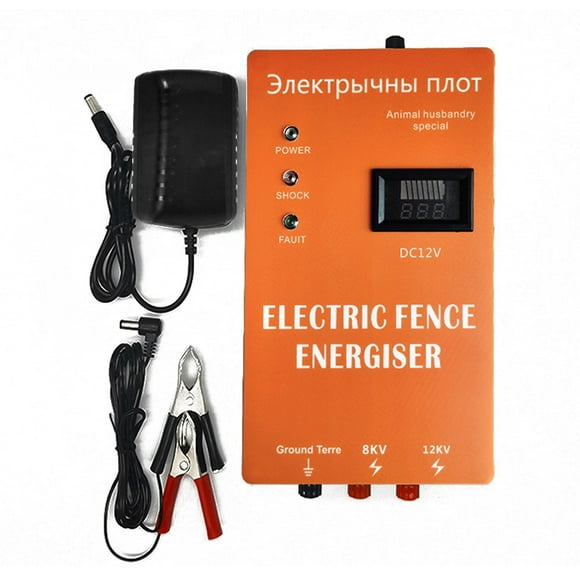 Electric Fence Animals Fence Energiser High Power Pulse Adjustable for Poultry Farm