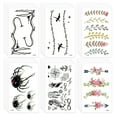 thumbnail image 1 of 30 Sheets Temporary Tattoos For Women Girl Tattoo Temporary Fake Tatoo Adults Kids Kit Sticker, 1 of 5