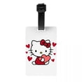 thumbnail image 1 of Custom Hello Kitty Sanrio Luggage Tag Custom Baggage Tags Privacy Cover Name ID Card, 1 of 1