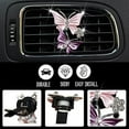 thumbnail image 4 of Mujeres Coche Ambientador Clips Lindo Doble Mariposa Diamante Rhinestone Ambientador Clip De Ventilación Brillante Bling Mujeres Accesorios De Coche Púrpura Sincero Electrónica, 4 of 5