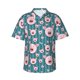 thumbnail image 1 of Fotbe Funny Pig Faces Camisa Hawaiana para Hombre Unisex – Camisa Casual de Verano con Botones de Manga Corta de Algodón y Lino,3X-Large, 1 of 7