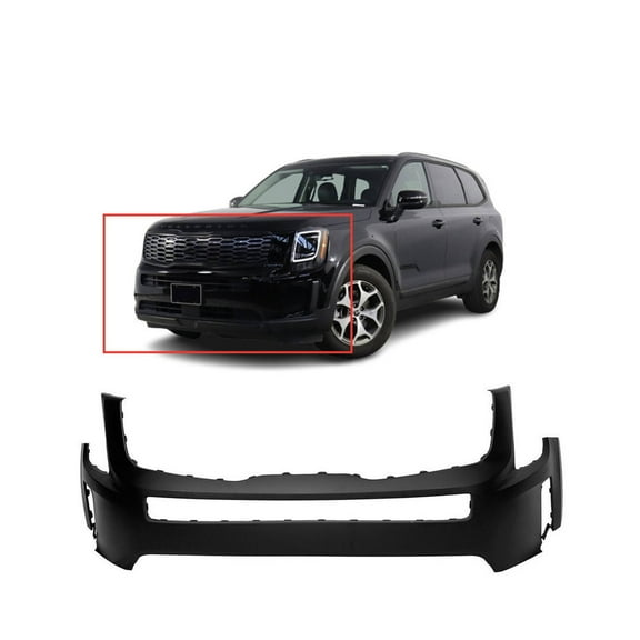 DCP Front Upper Bumper Cover For 2020-2022 Kia Telluride S SX LX EX KI1014106