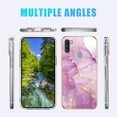 thumbnail image 4 of Compatible with Samsung A11 Case Marble Silicone,Full Body Protection Shockproof Samsung Galaxy A11 Phone Case Thin Hard PC and Soft TPU Pink Cover (Purple), 4 of 14