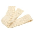 thumbnail image 4 of Cinta de encaje, hilo de algodón, 20 yardas, accesorios decorativos huecos para decoración de ropa, cortina DIY, color beige, 4 of 5