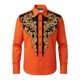thumbnail image 4 of Camisetas de Navidad de Manga Larga de los Hombres de Moda Casual de Manga Larga Turndown Collar Blusa para Primavera Invierno Al Aire Libre Diario, 4 of 4