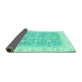 thumbnail image 2 of Ahgly Company Indoor Rectangle Oriental Turquoise Blue Traditional Area Rugs, 7' x 10', 2 of 4