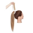 thumbnail image 3 of Extensions de Cheveux Humains Brésiliens Remy Queue de Cheval à Enrouler Extensions de Cheveux à Clip pour Femmes, 3 of 5