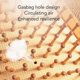 thumbnail image 3 of Ergonomic Bamboo Hairbrush, Detangling, Smoothing, Massaging, with Cushion, Hair Styling Tool, 3 of 4