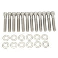 thumbnail image 3 of Kit de pernos de culata de acero inoxidable 304 endurecido, repuesto pulido para FORD SMALL BLOCK SBF 289 302 5.0L 351W, 3 of 12